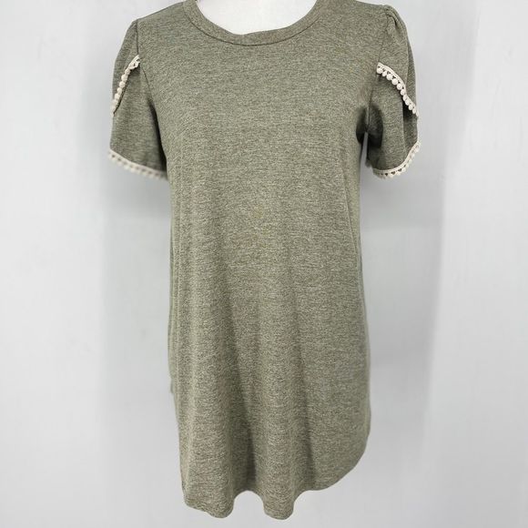 Reborn J green short sleeve boho top - Picture 4 of 12